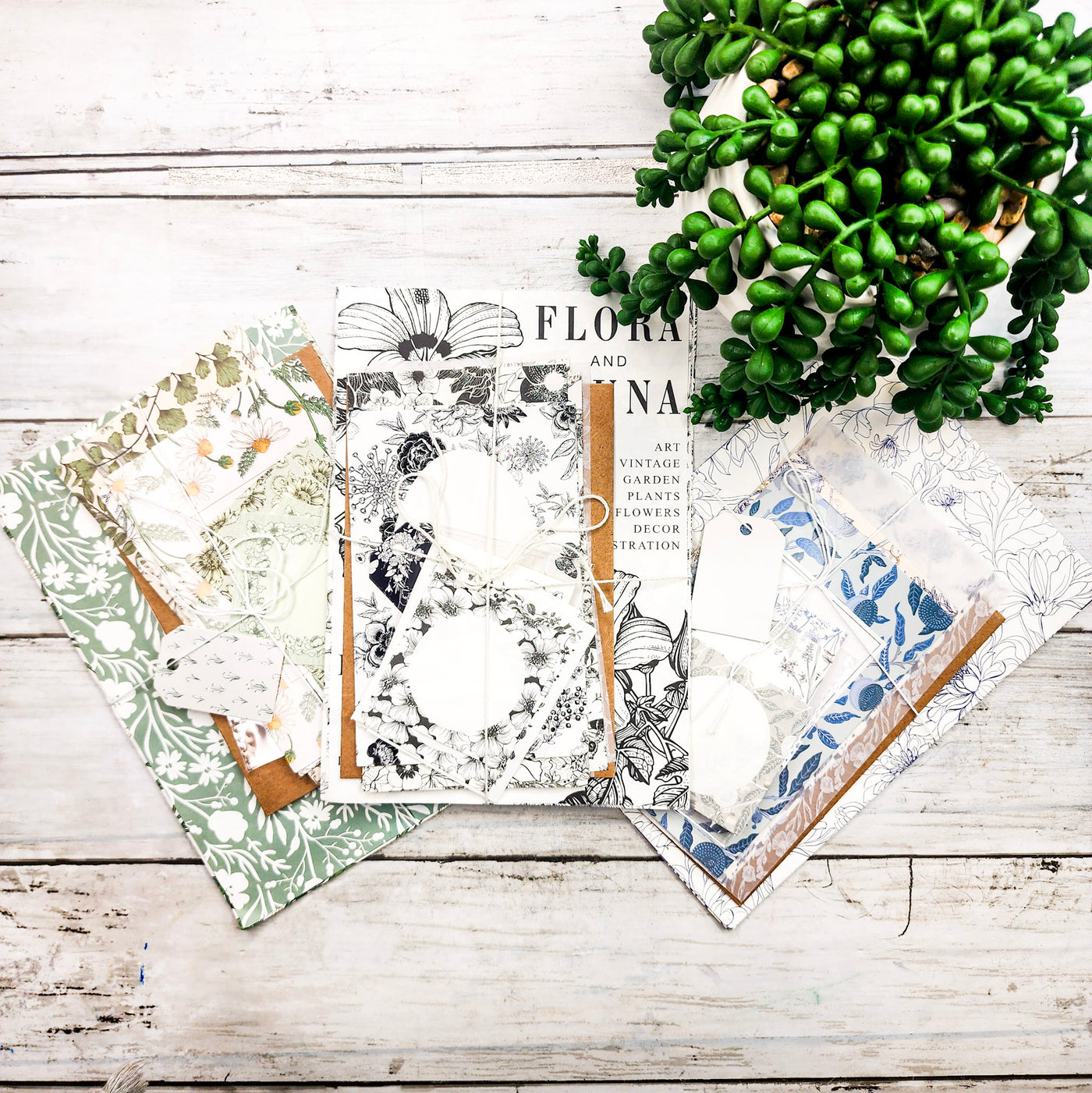 Vintage Forest Letter: Scrapbook Kits