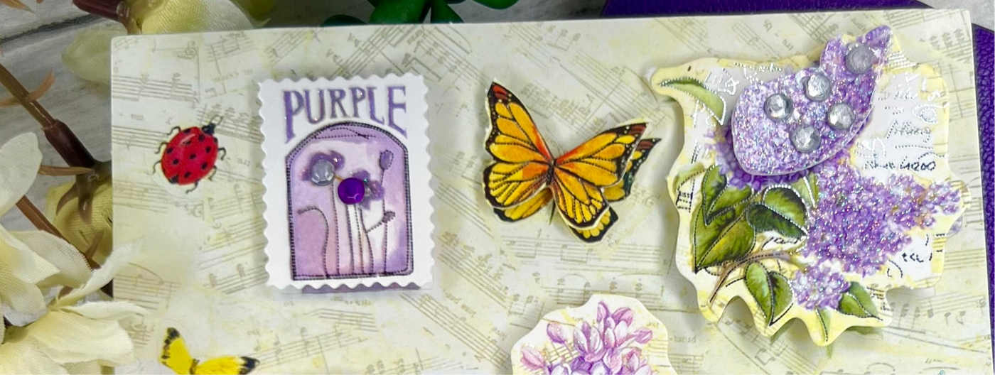 Purple For You : 3D stickers