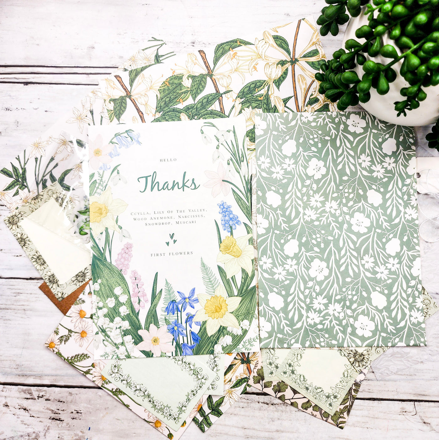 Vintage Forest Letter: Scrapbook Kits