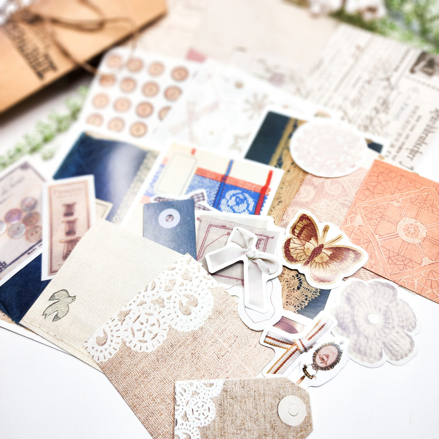 Sewing Memories  - Stickers and Paper Kit