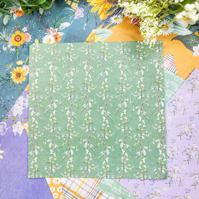 La belleza de la primavera: papel decorativo para álbumes de recortes