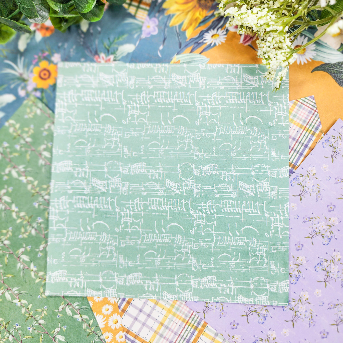 The Beauty Of Spring  :  Decorative Cardstock Scrapbooking Paper