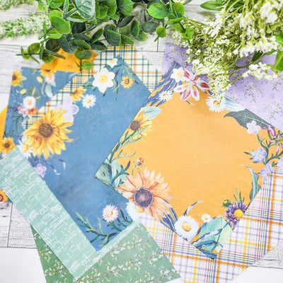 La belleza de la primavera: papel decorativo para álbumes de recortes