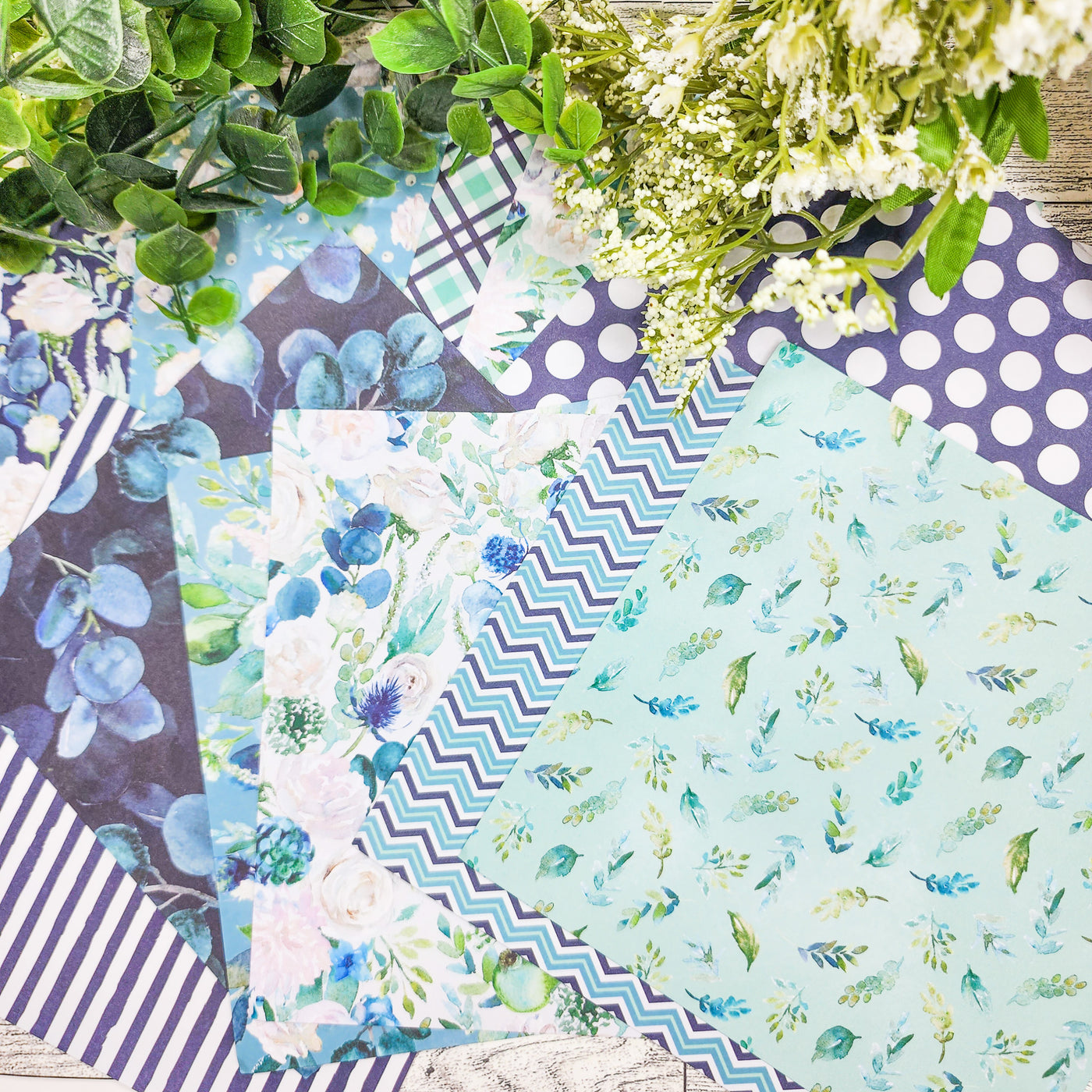 Hello Spring  :  Decorative Cardstock Scrapbooking Paper