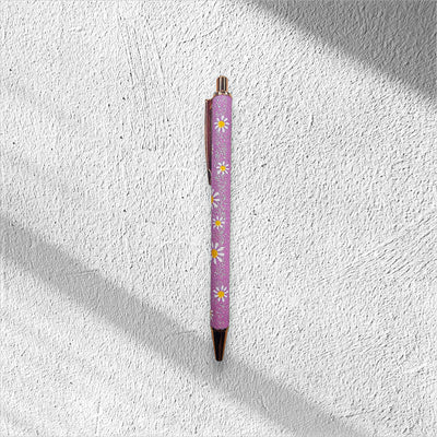 Glitter Daisy Pens