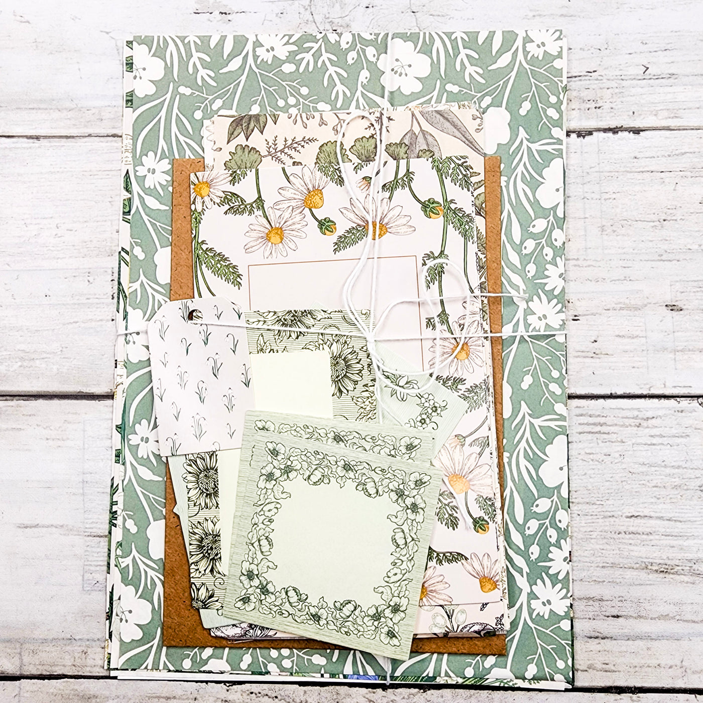 Vintage Forest Letter: Scrapbook Kits