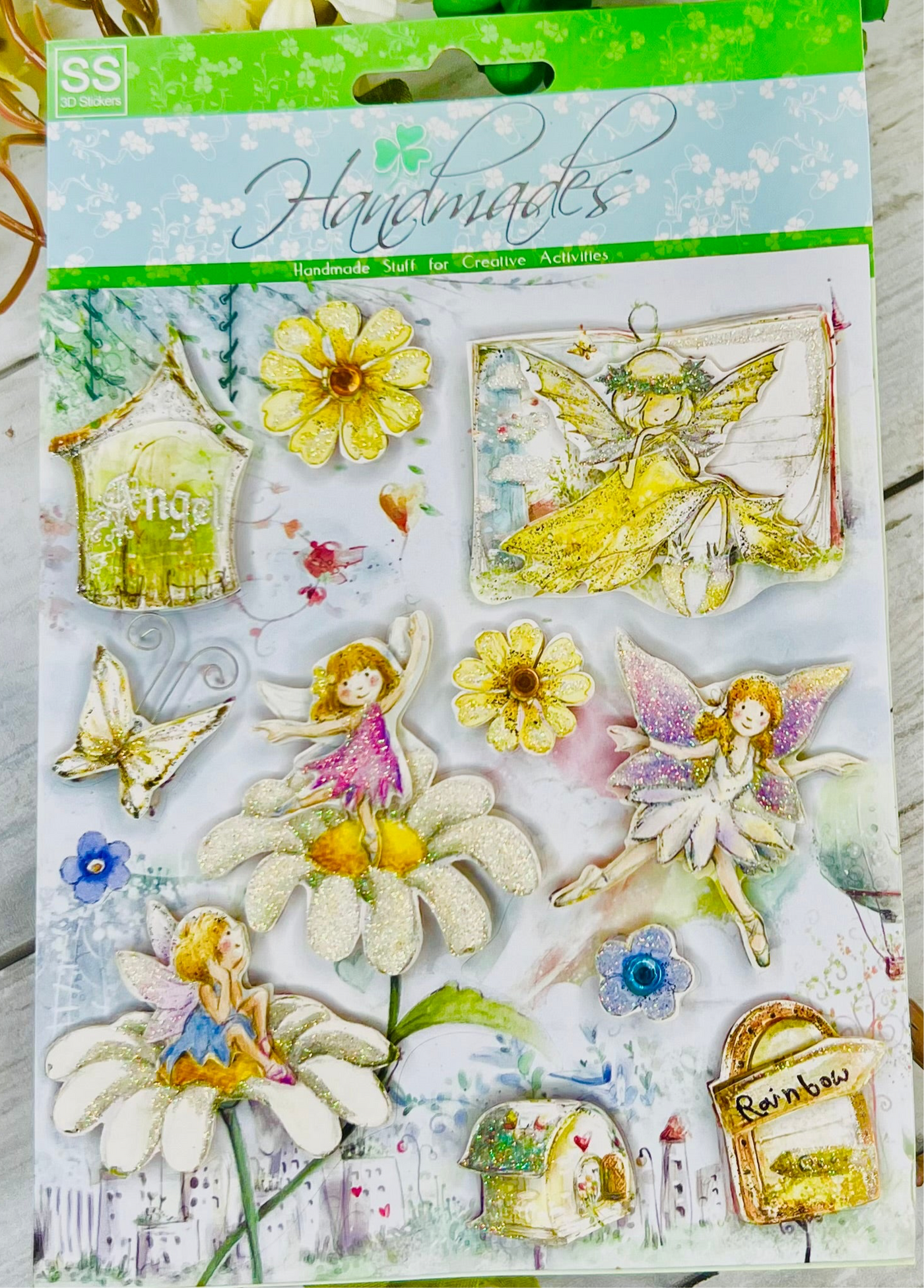 Fairy and flower 3D stickers