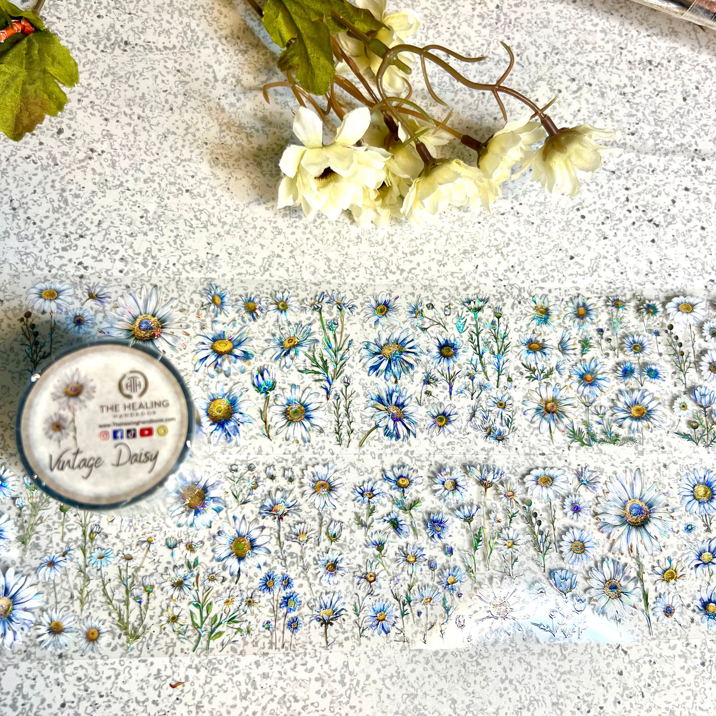 Vintage Daisy : Decorative P.E.T Tape