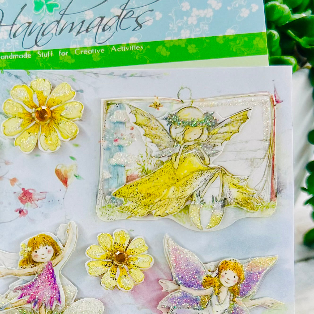 Fairy and flower 3D stickers