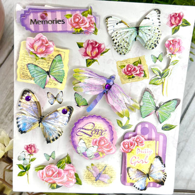 purple Memories : 3D Stickers