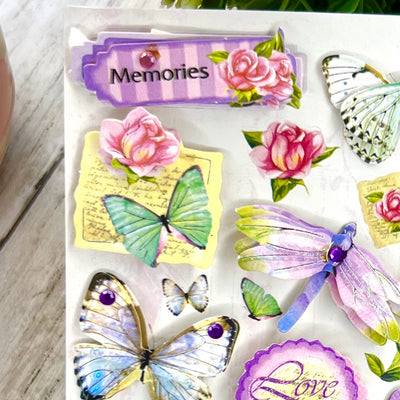 purple Memories : 3D Stickers