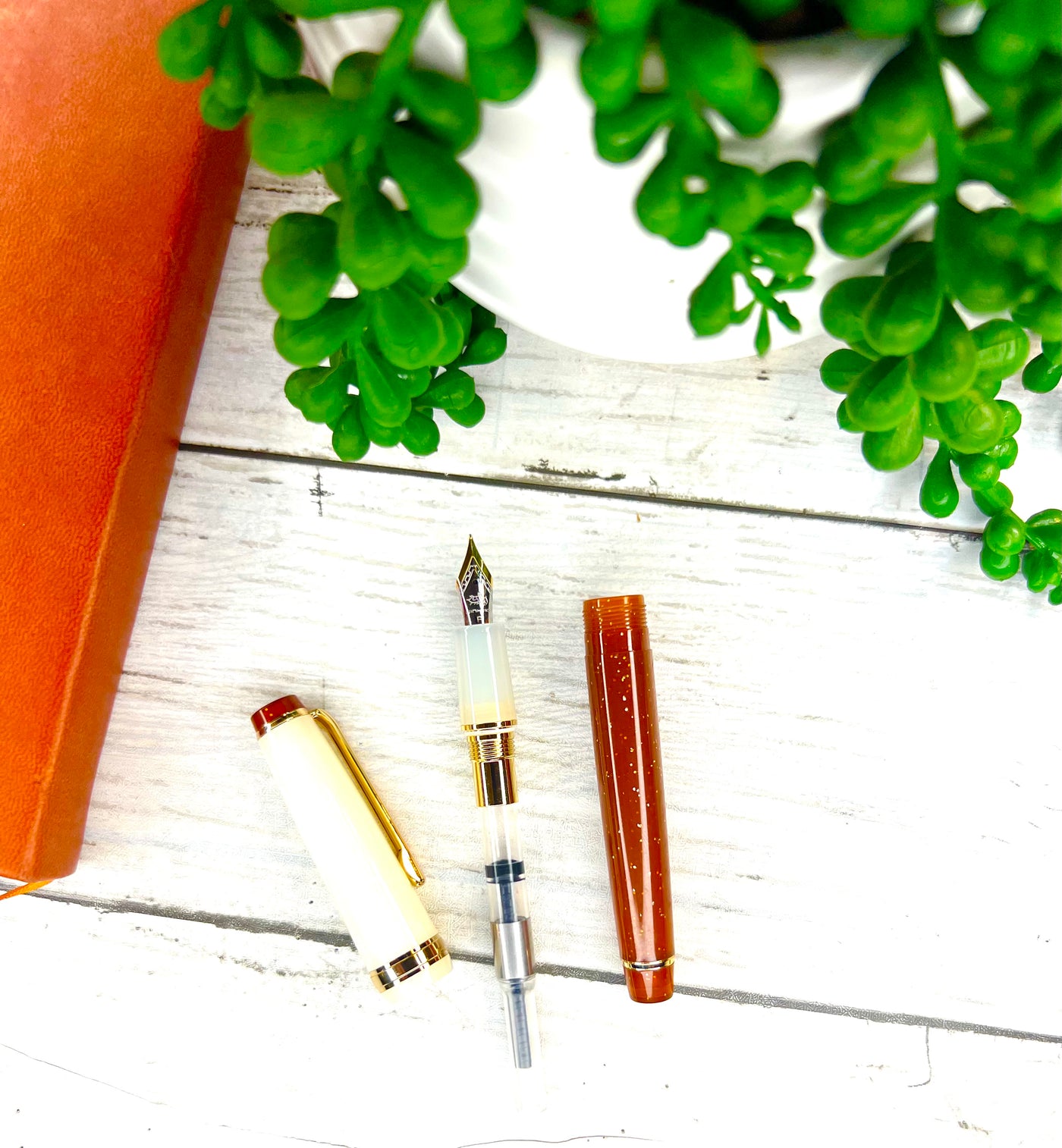 Golden Feather : Fountain Pen