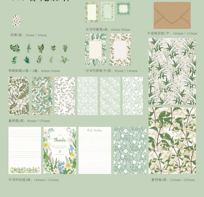 Vintage Forest Letter: Scrapbook Kits