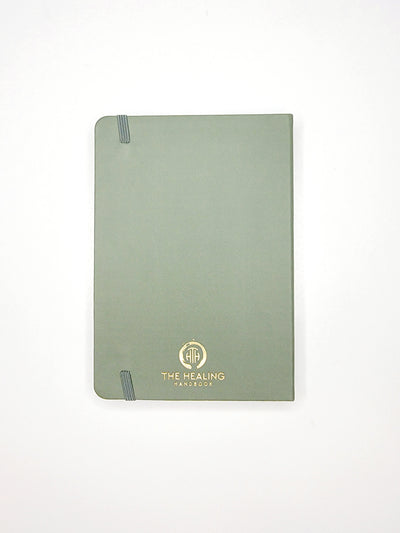 Green Flower Notebook