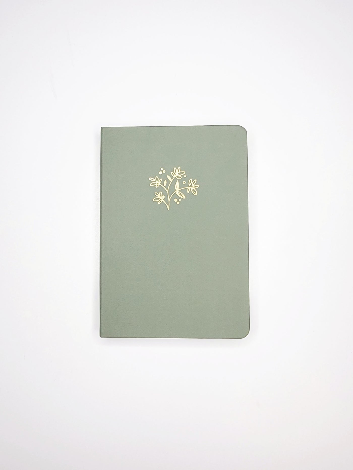 Green Flower Notebook