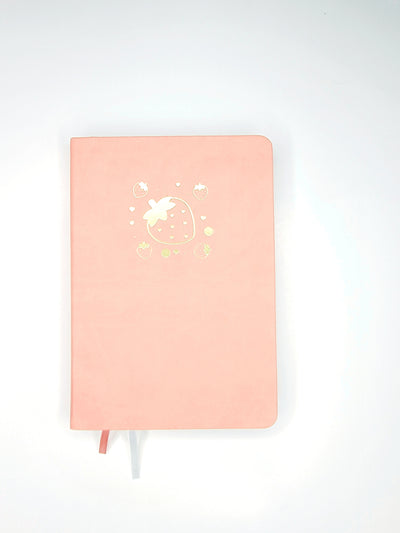 Pink Strawberries Notebook