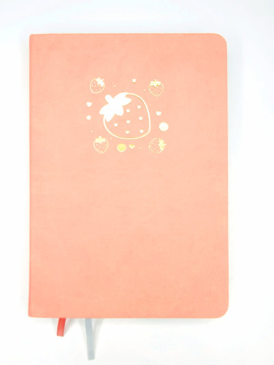 Pink Strawberries Notebook