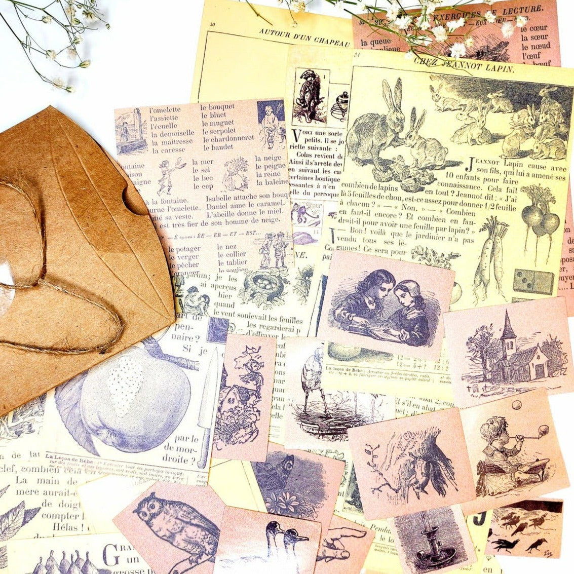 Nature In Sepia Tone  -  Scrapbook Kit