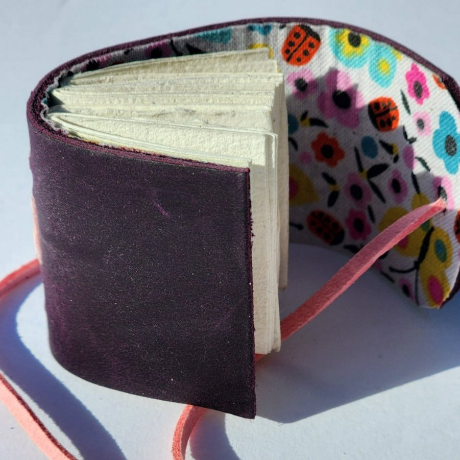 Plum Princess : Tiny Leather Journal - Thehealinghandbook