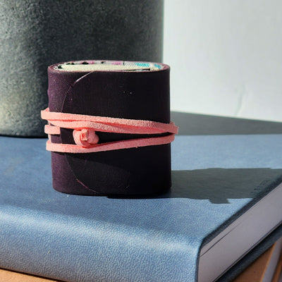 Plum Princess : Tiny Leather Journal - Thehealinghandbook