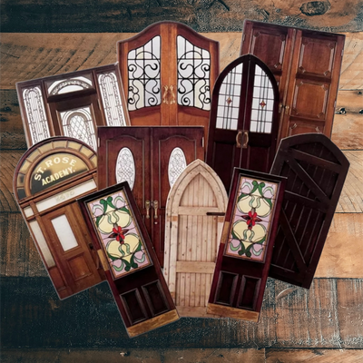 Ancient Doors - Vintage Thick Card - Thehealinghandbook