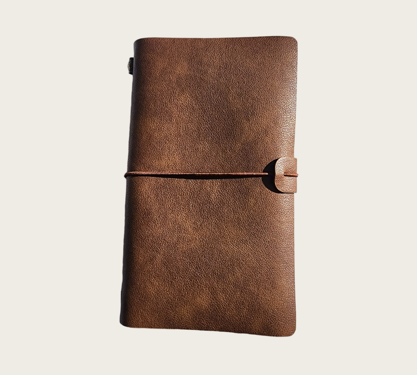 Cappuccino Brown  : Vegan Leather Travel Journal - Thehealinghandbook