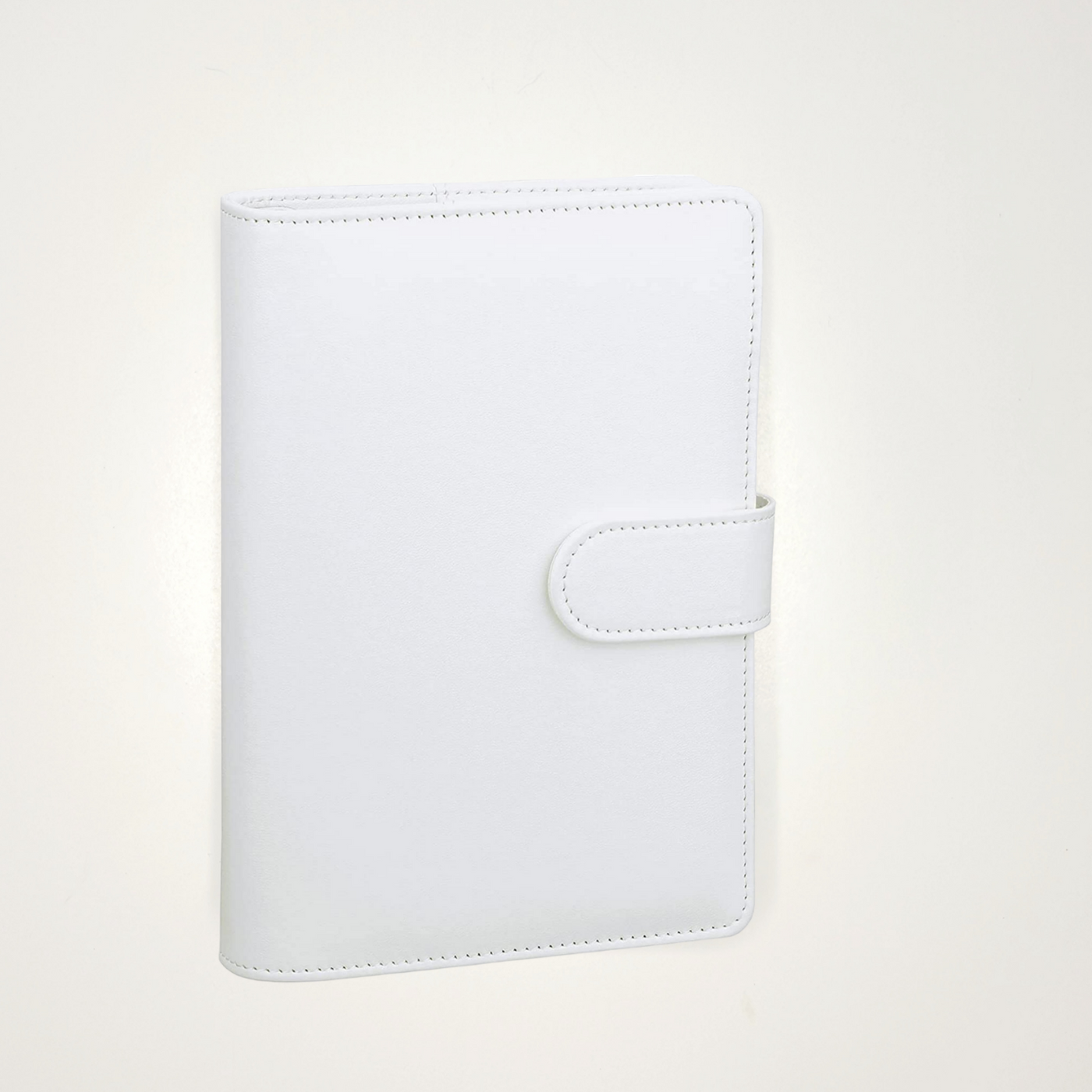 White - A6 PU Leather Notebook: Healing Handbook - Thehealinghandbook